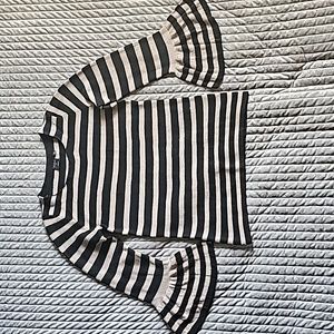 Khaki and black sweater